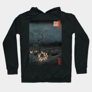 New Year's Eve Foxfires at the Changing Tree Hoodie